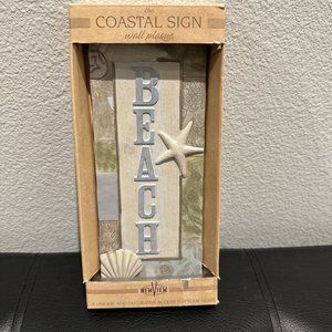 Wall Plaque - The Coastal Sign - Beach
